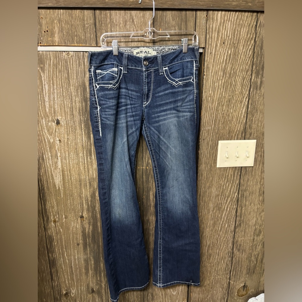 Ariat Women's Dark Blue Boot Cut Jeans